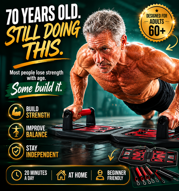 Push-Up Board & Resistance Band Set – Build Strength & Vitality!